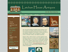 Tablet Screenshot of latchamhouseantiques.com